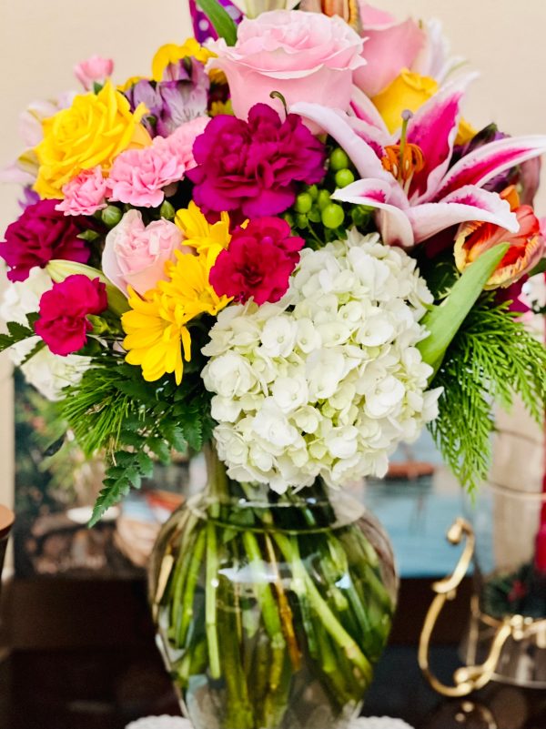 Bouquet of flowers.